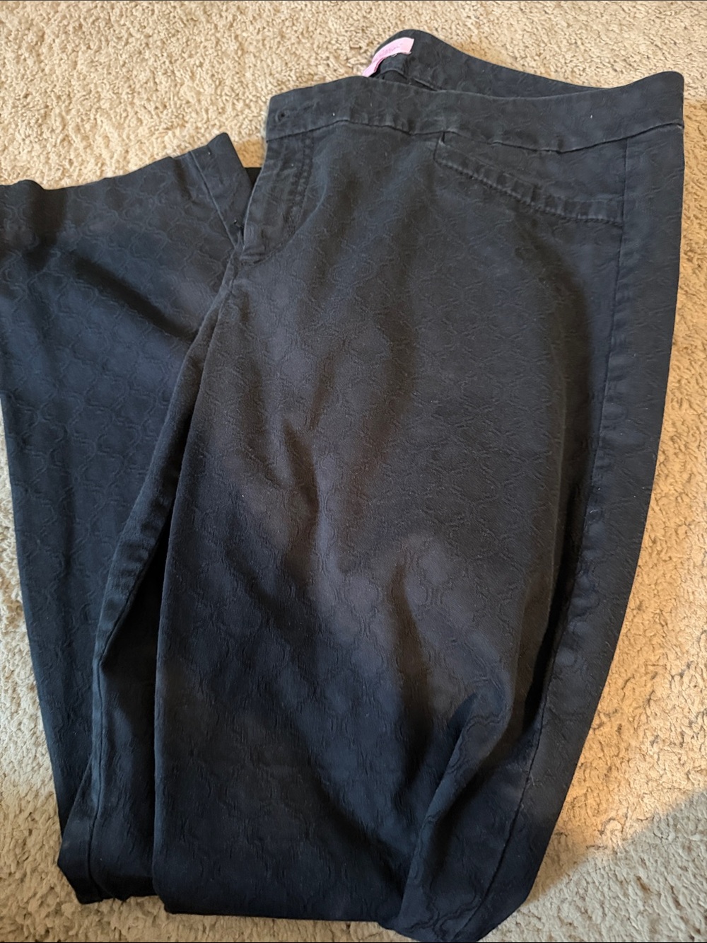 Lilly Pulitzer Black Cropped Ankle Pants